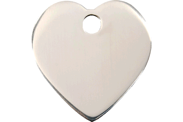 Flat Stainless Steel ID Tags in 7 Different Shapes and 3 Sizes