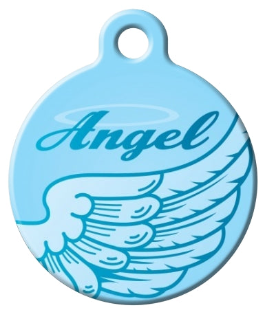 Angel Wing Pet id Tag