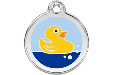 Rubber Duck Enamel Pet ID Tags